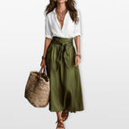 Women’s Two Piece Maxi Skirt Set