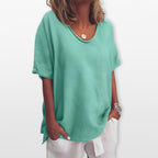Women Loose Fit Casual T Shirt