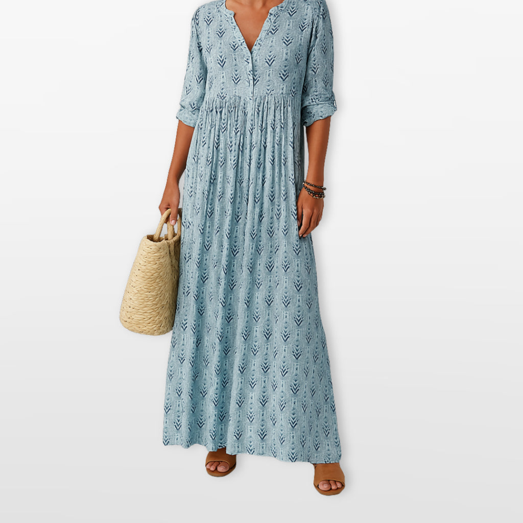 Women’s Printed Maxi Dress Relaxed Fit