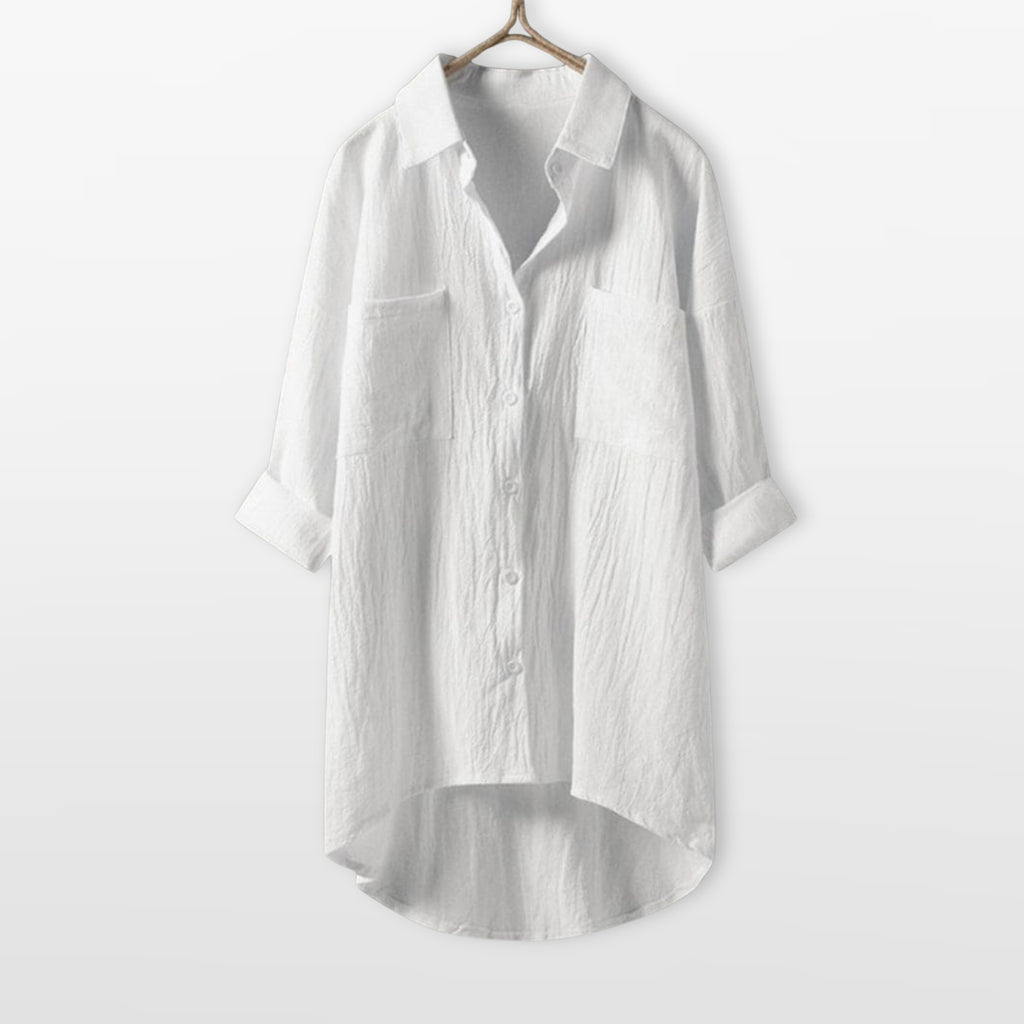 Women’s Button Up Shirt Relaxed Fit Blouse