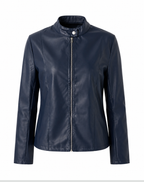 Women's Lightweight Faux Leather Jacket