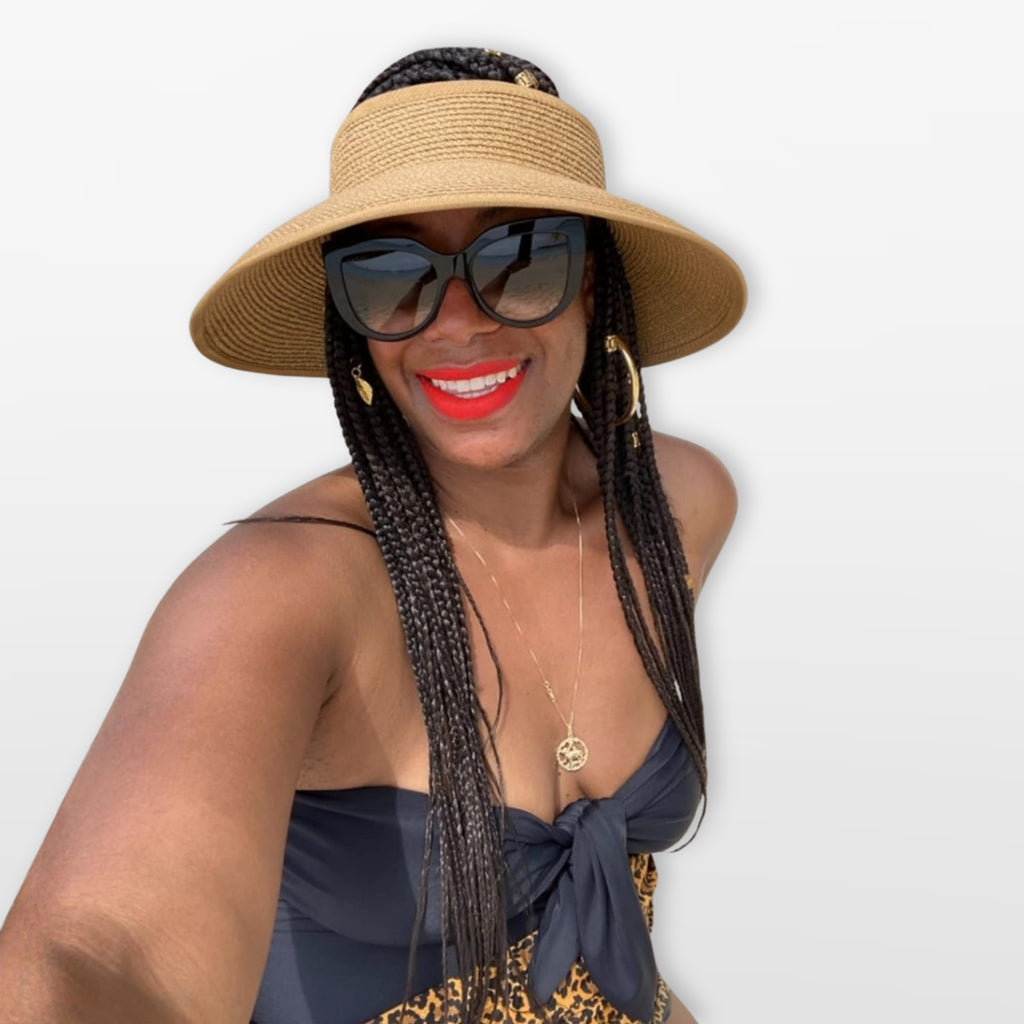 Women’s Wide Brim Visor Summer Hat