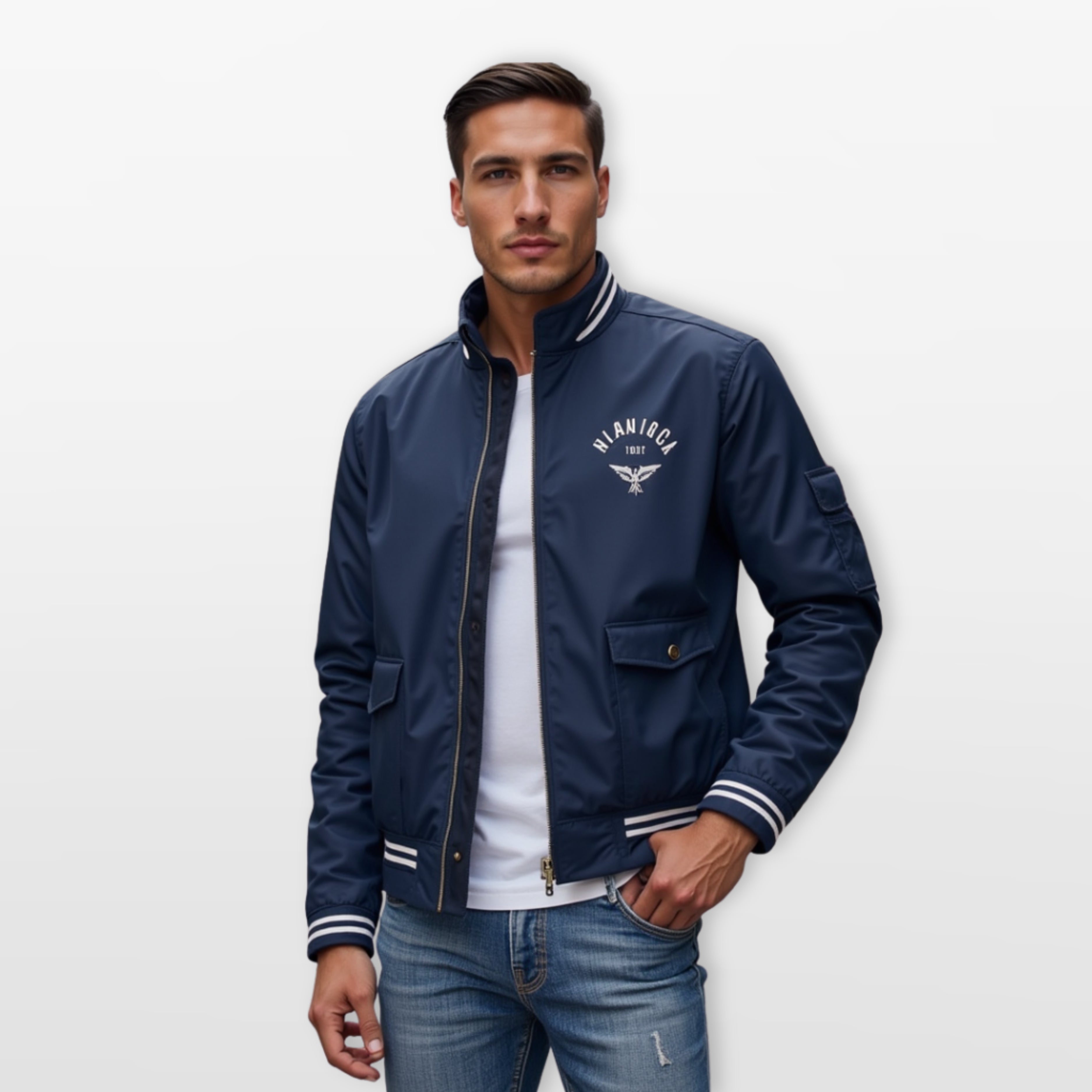 Men’s Casual Jacket Zip Up Layer