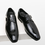 Men Classic Monk Strap Dress Shoes