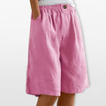 Women’s Wide Leg Shorts Elastic Waist