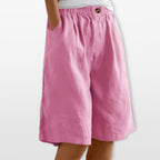 Women’s Wide Leg Shorts Elastic Waist