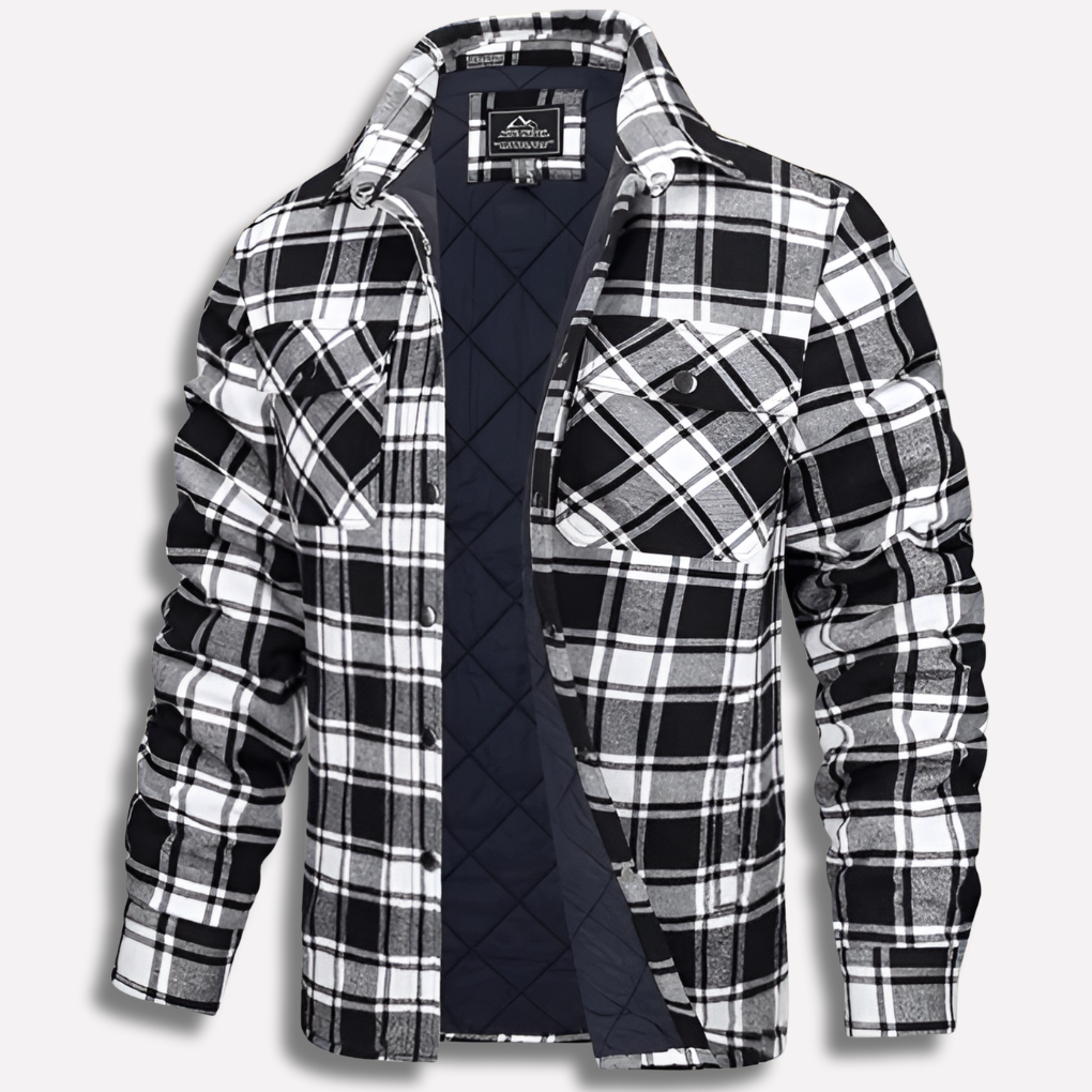 Men’s Plaid Shirt Jacket