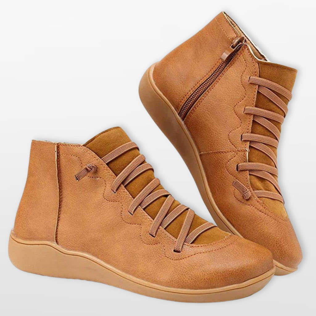 Women’s Orthopedic Ankle Boots Comfort Zip