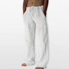 Men’s Wide Leg Pants Drawstring Trousers