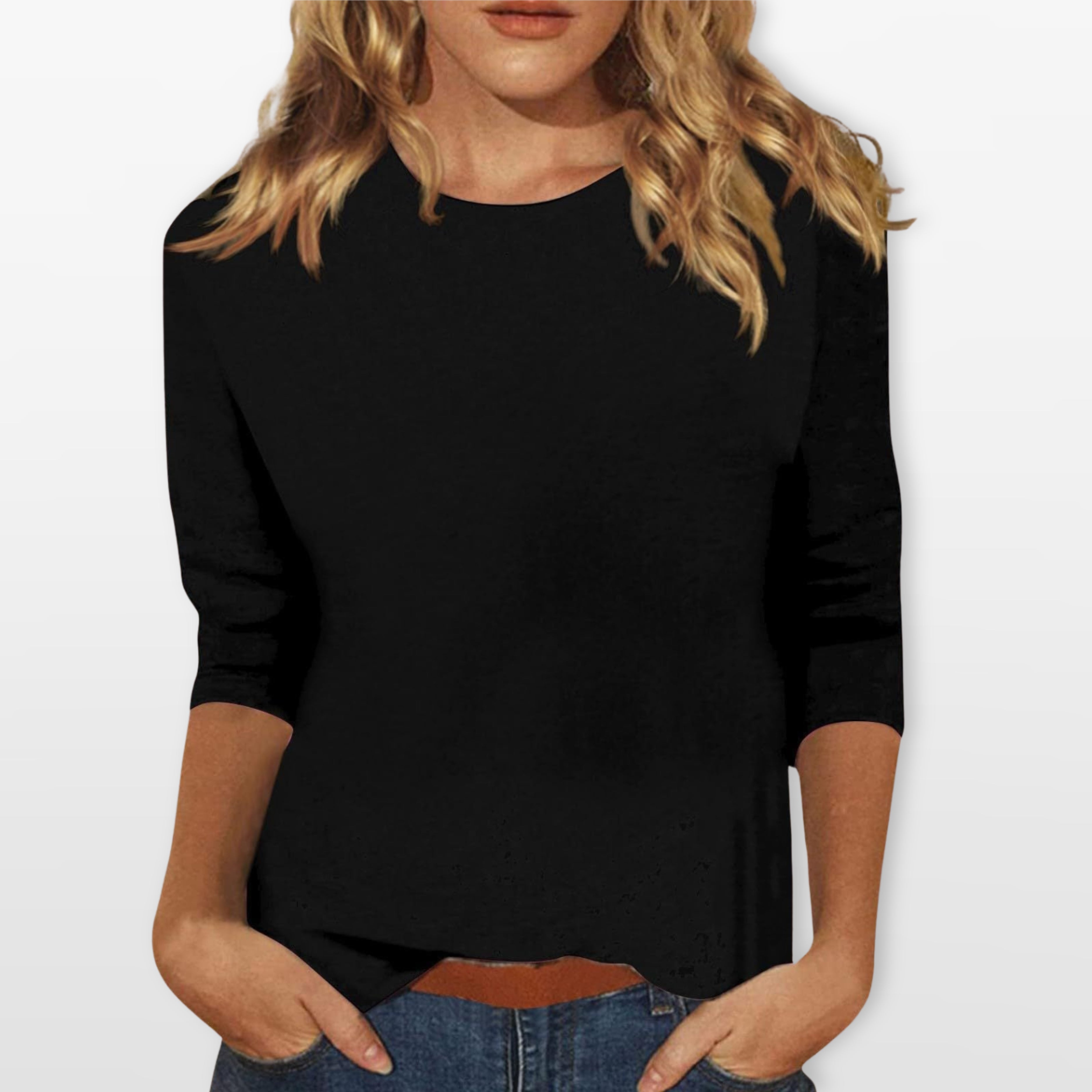 Women’s Casual Long Sleeve Top Relaxed Everyday Blouse