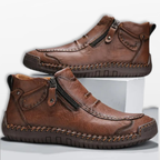 Men Orthopedic Leather Casual Ankle Shoes