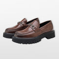 Men’s Chunky Loafers Platform Slip-On Shoes