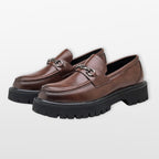 Men’s Chunky Loafers Platform Slip-On Shoes