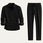 Men’s Shirt and Drawstring Pant Set