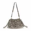 Women’s Metallic Chain Mesh Handbag