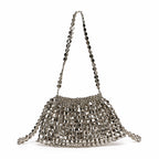 Women’s Metallic Chain Mesh Handbag