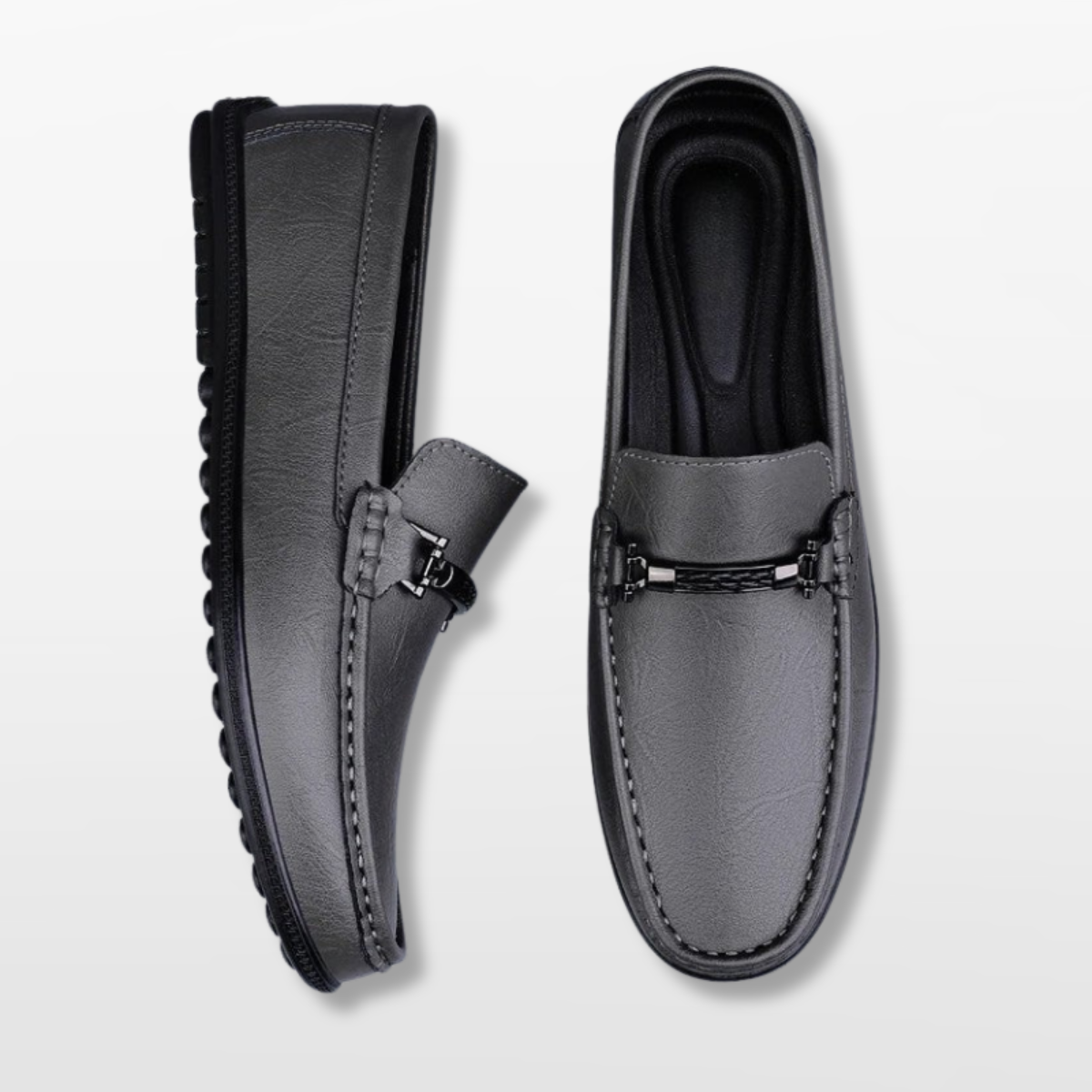 Men Sleek Slip On Loafer Shoes