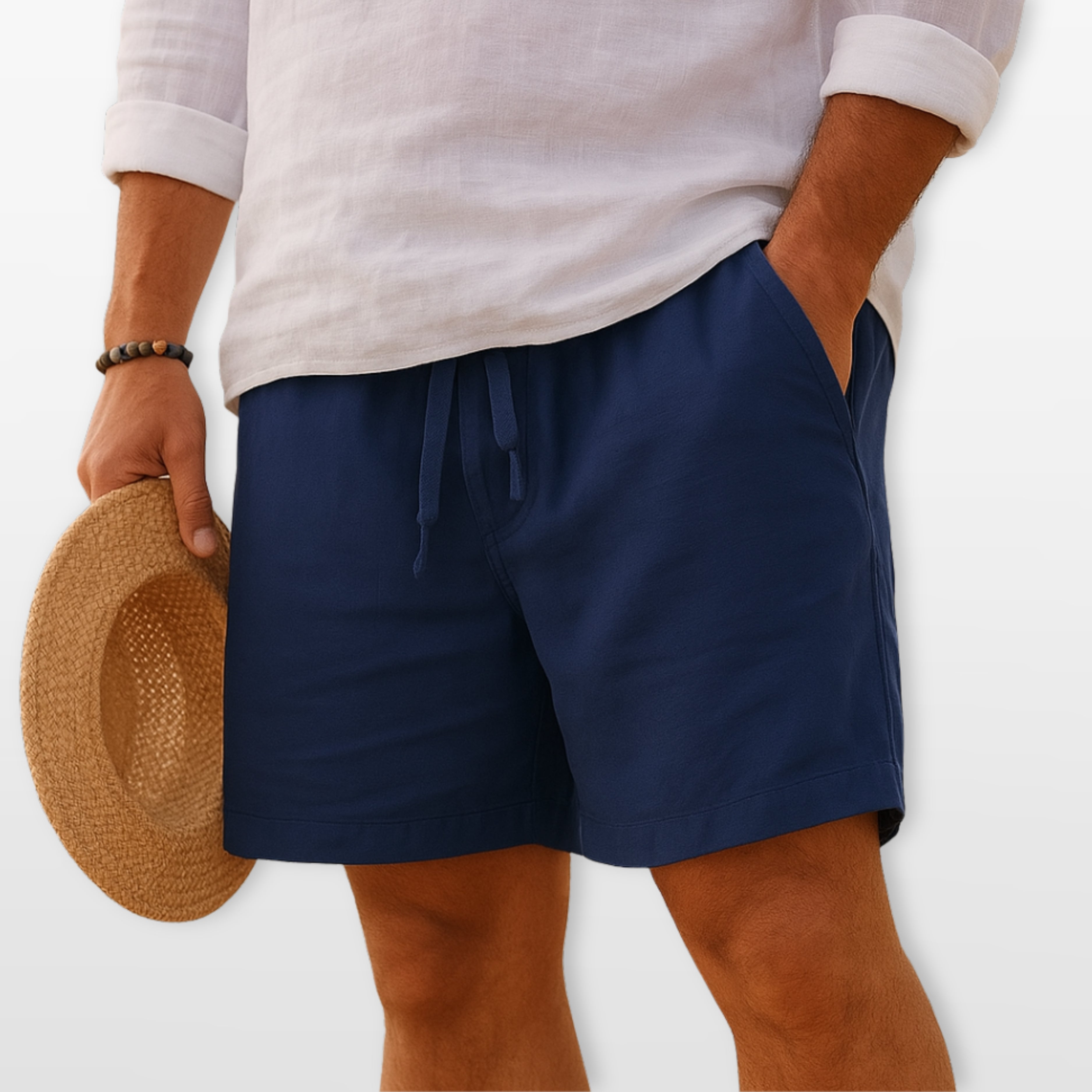 Men’s Drawstring Shorts Relaxed Summer Fit