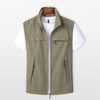 Men’s Utility Vest Lightweight Zip Layer