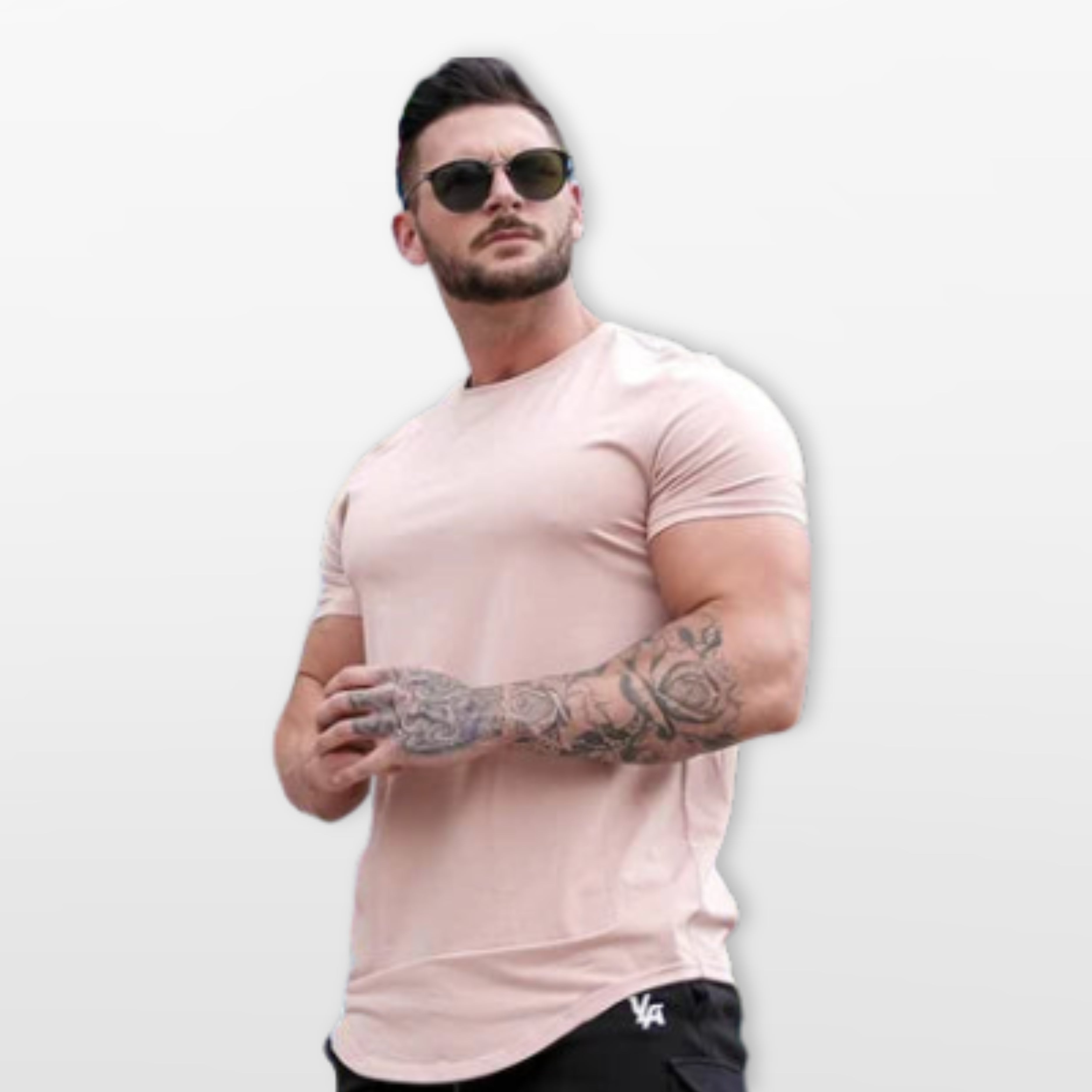 Men’s Slim Fit T Shirt Athletic Tee