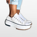 Women’s Platform Sneakers Chunky Lace-Up