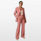 Women Tailored Blazer Pants Suit Elegant