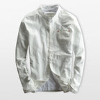 Men’s Mandarin Collar Slim Fit Shirt