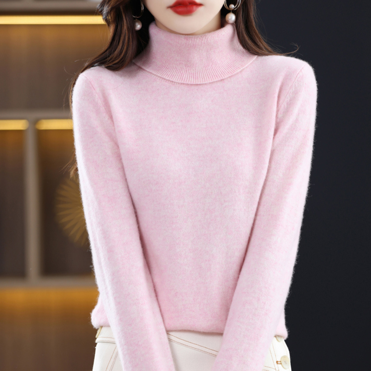 Women’s Knit Turtleneck Sweater