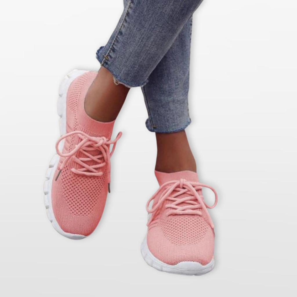 Women’s Knit Sneakers Breathable Mesh Shoes