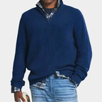 Men’s Ribbed Quarter-Zip Sweater