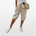 Women’s Drawstring Pants Loose Fit Cropped