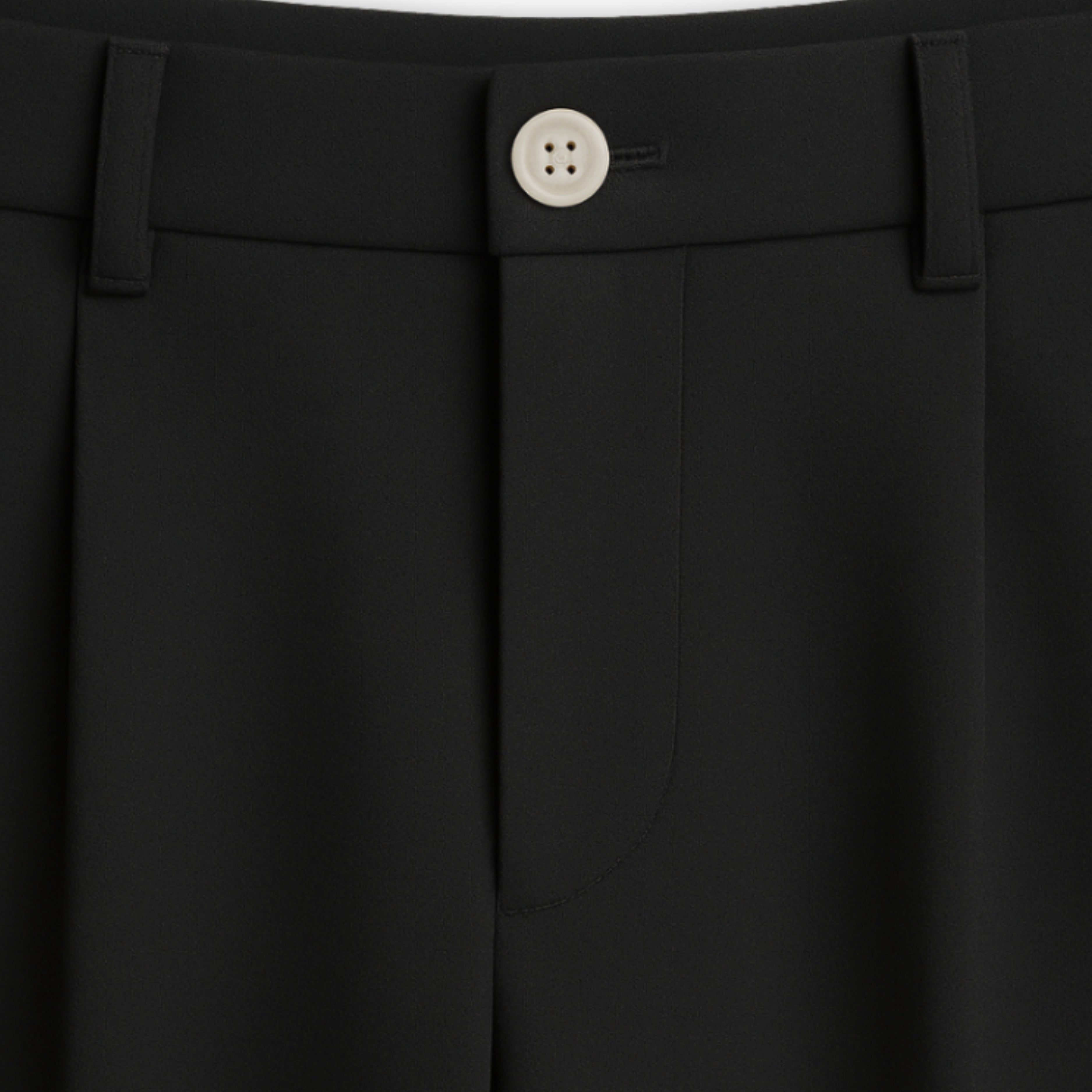 Men Wide Leg Pleated Trousers