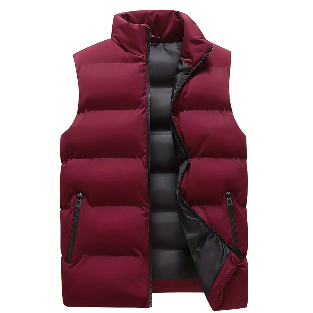 Men’s Quilted Zip-Up Vest