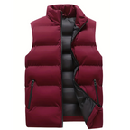 Men’s Quilted Zip-Up Vest