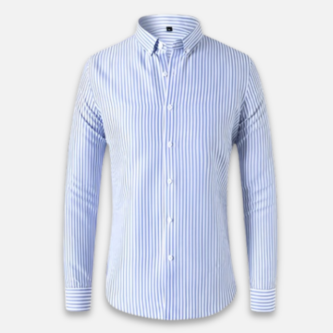 Men's Long Sleeve Striped Shirt