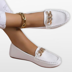 Women Orthopedic Chain Detail Loafers
