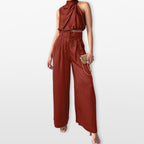 Women’s Elegant Wide Leg Pants Set