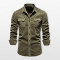 Men’s Button Up Shirt Slim Casual
