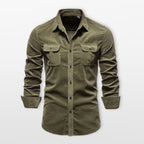 Men’s Button Up Shirt Slim Casual