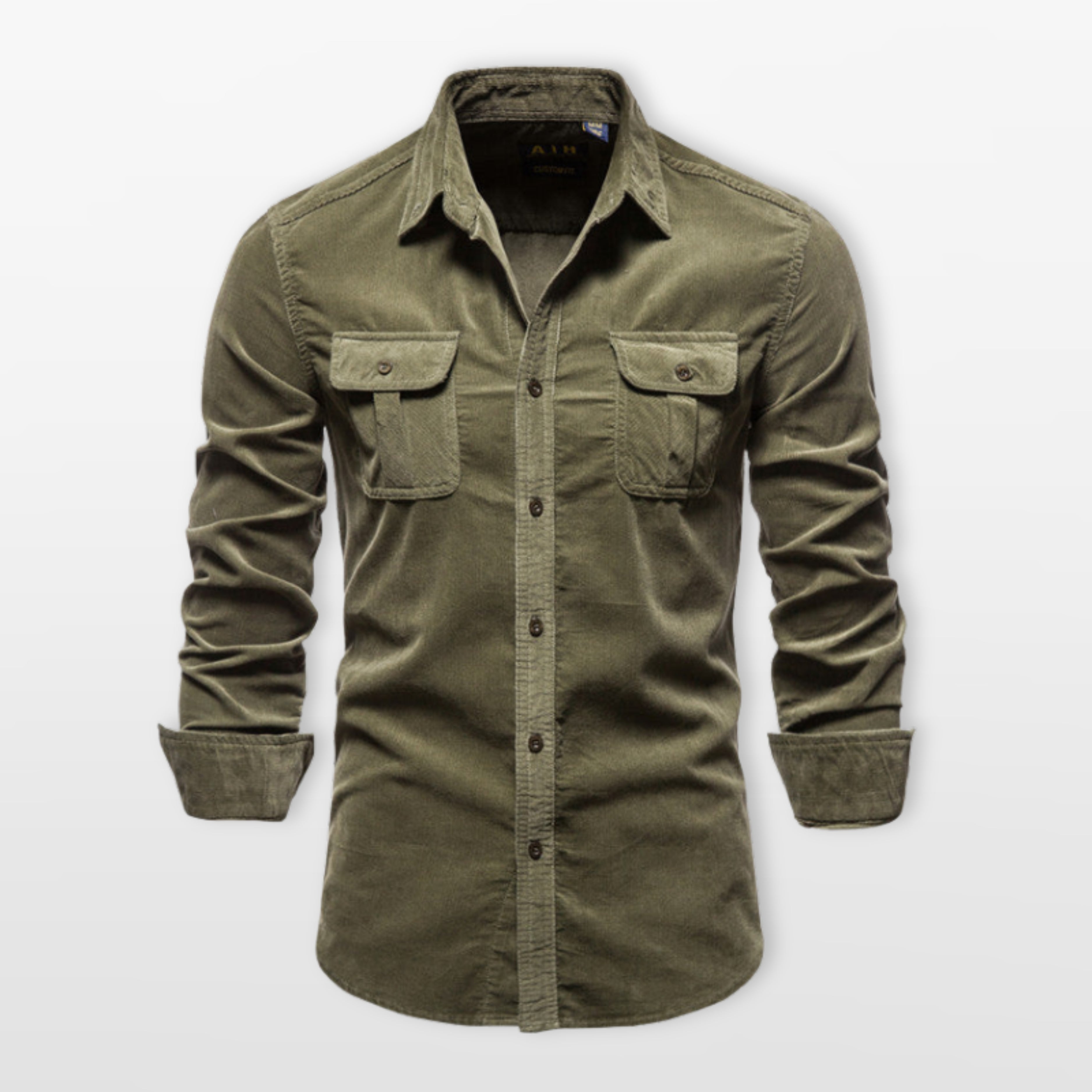 Men’s Button Up Shirt Slim Casual
