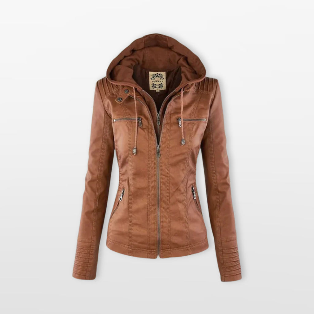 Women’s Fitted Jacket Zip Up Moto