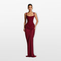 Women’s Bodycon Maxi Dress Lace Up