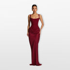 Women’s Bodycon Maxi Dress Lace Up