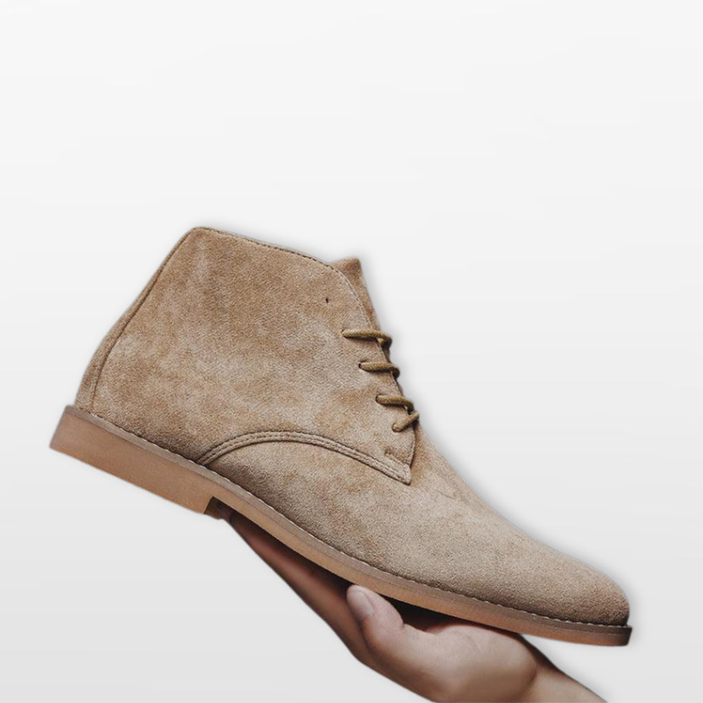 Men’s Suede Ankle Boots Casual Lace Up
