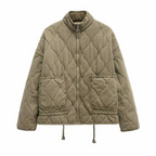Women’s Quilted Zip Jacket With Patch Pockets
