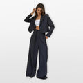 Women’s Two Piece Suit Wide Leg