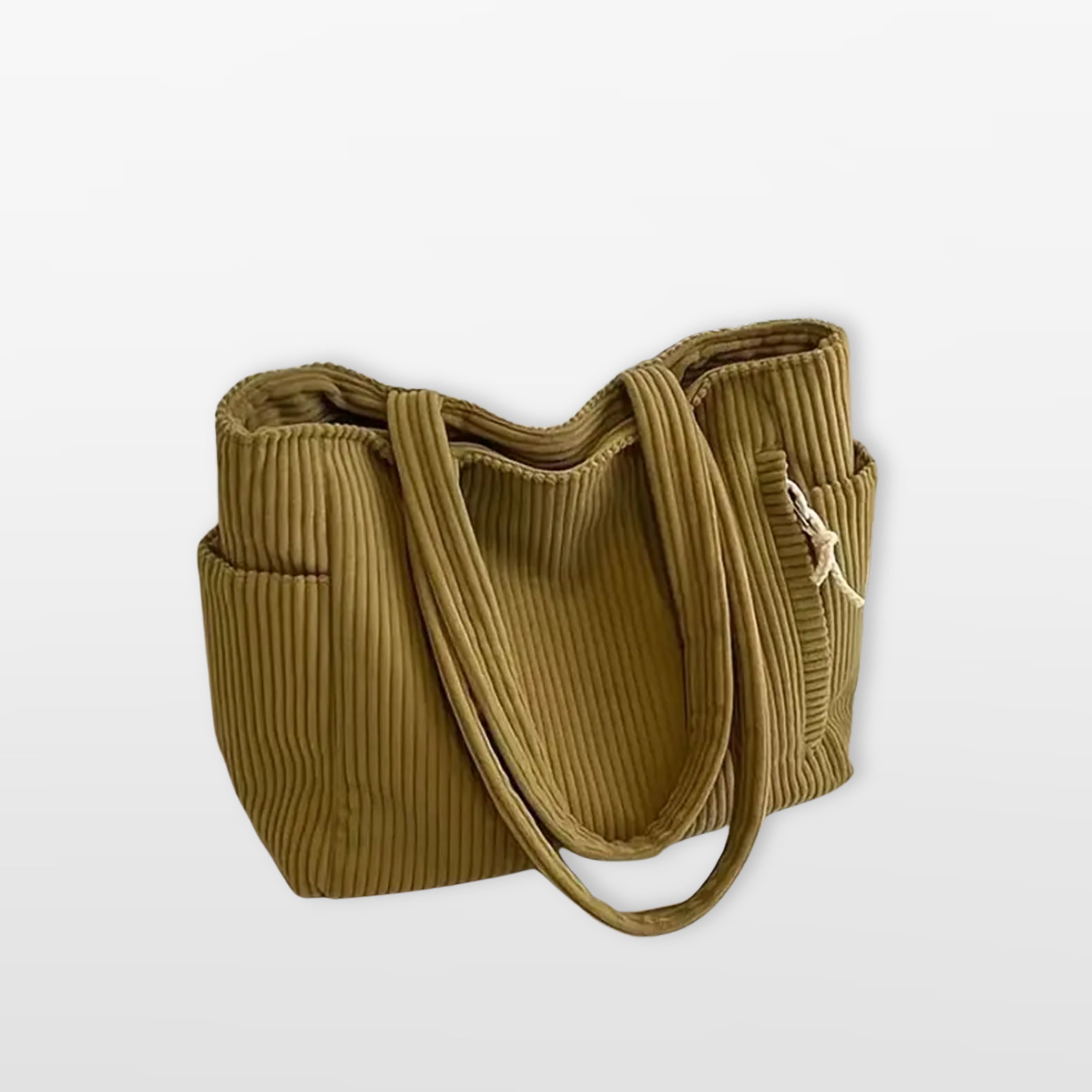 Women’s Corduroy Tote Bag Casual Shopper