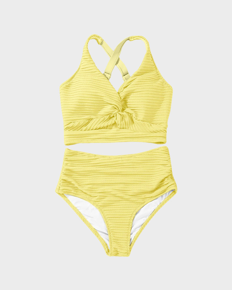 Women's Ribbed High Waist Bikini