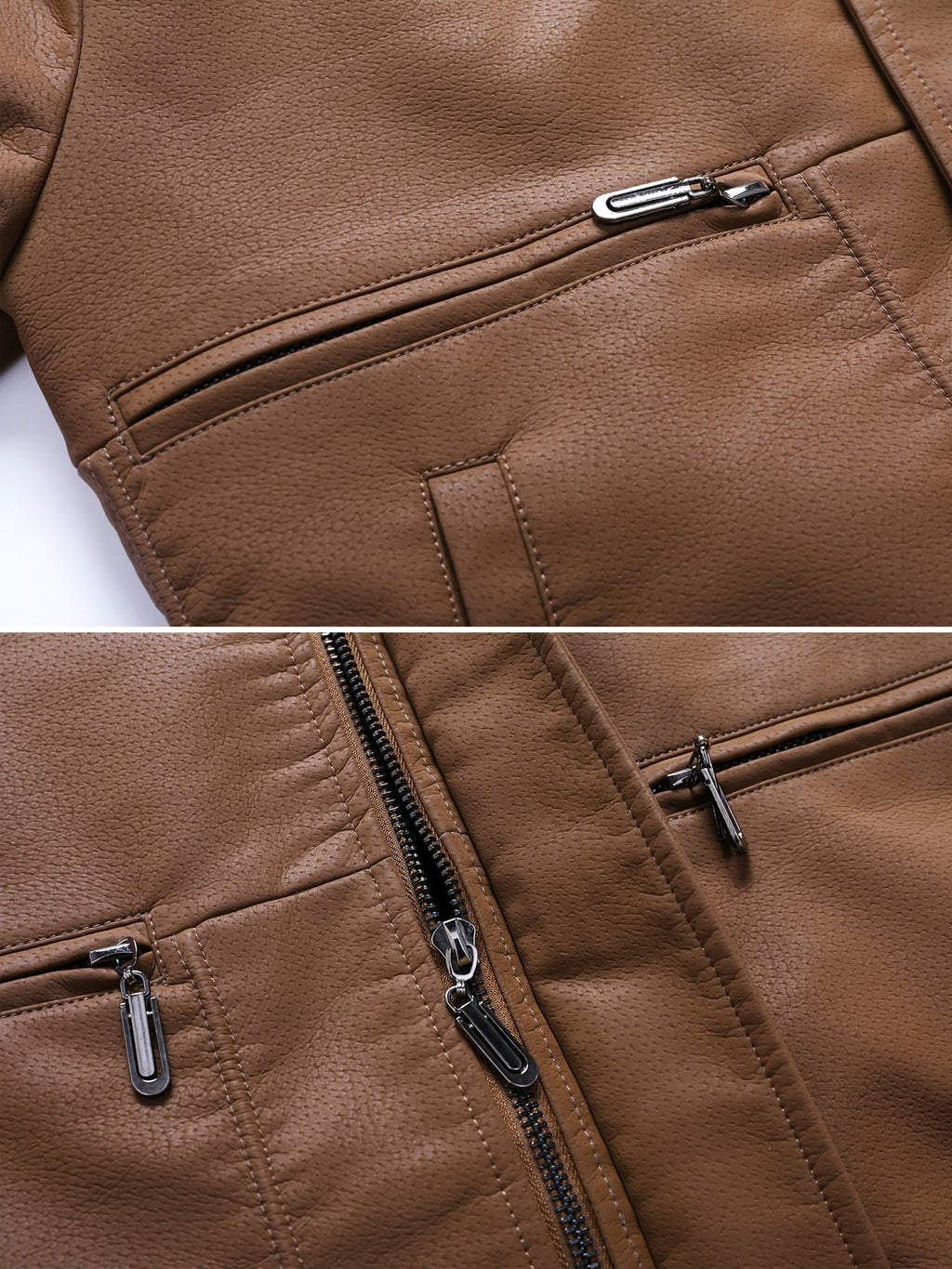 Men’s Aviator Jacket with Contrast Collar