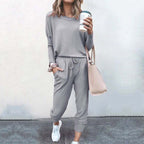 Women’s Long-Sleeve Jogger Lounge Set